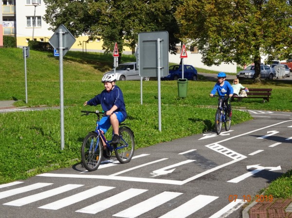 Dopravní hřiště 5.B 7.10.2019