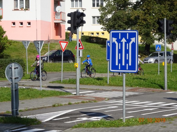 Dopravní hřiště 5.B 7.10.2019