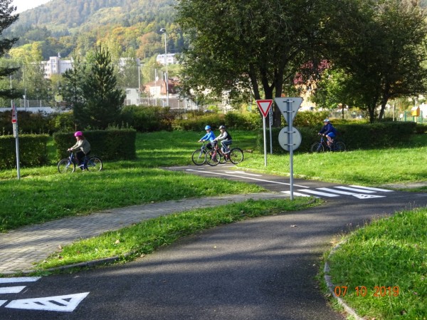 Dopravní hřiště 5.B 7.10.2019